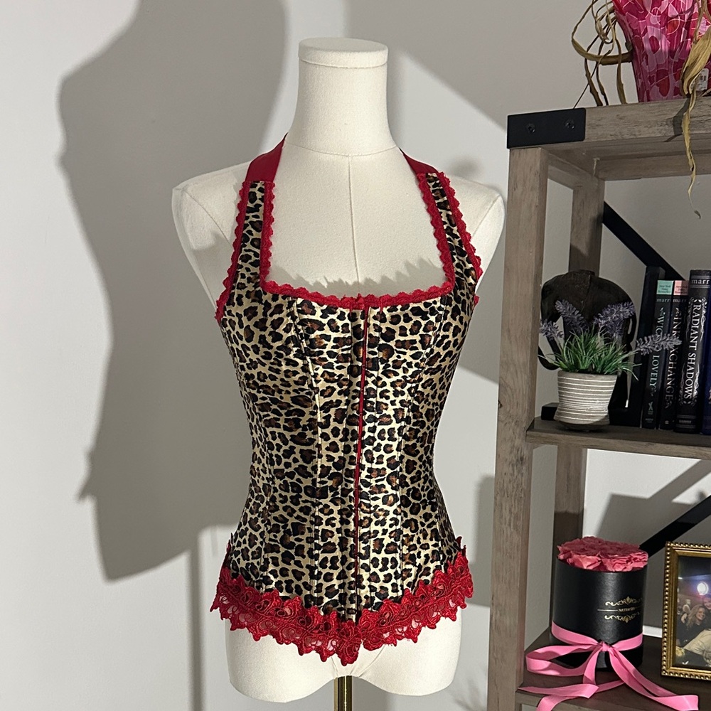 Leopard Print Corset